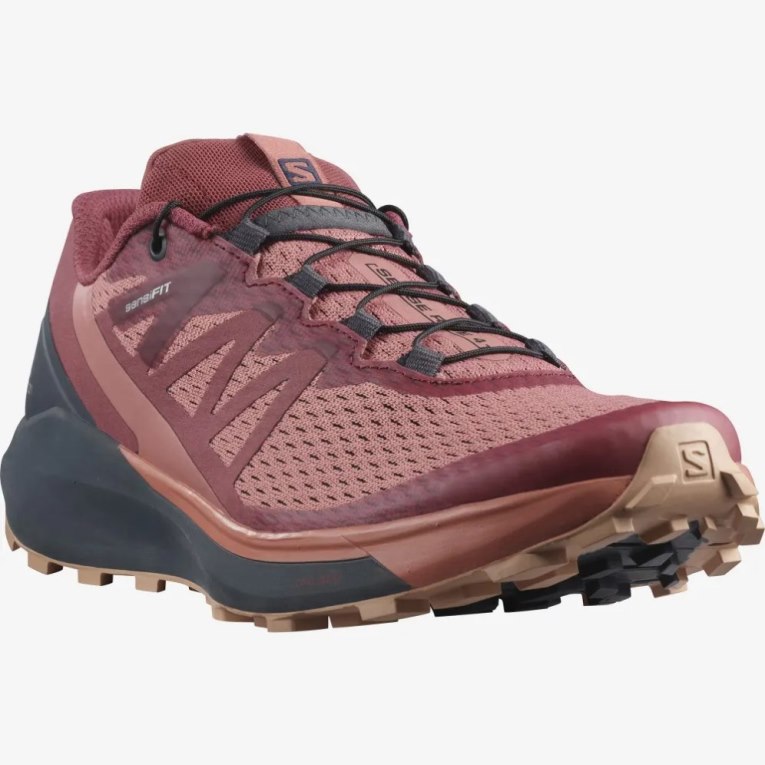 Salomon Sense Ride 4 Women's Trail Running Shoes Coral / Red | CA 16B39